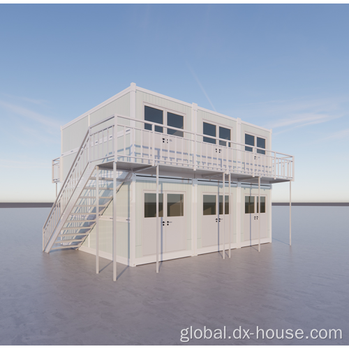 2 story prefab foldable container home